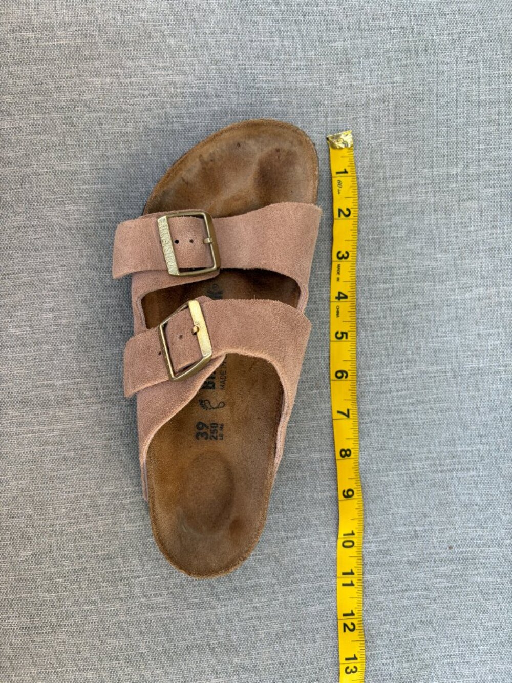 Womens Birkenstock Arizona Slide Sandal - Light Rose. Women's Size 39 - Picture 11 of 14